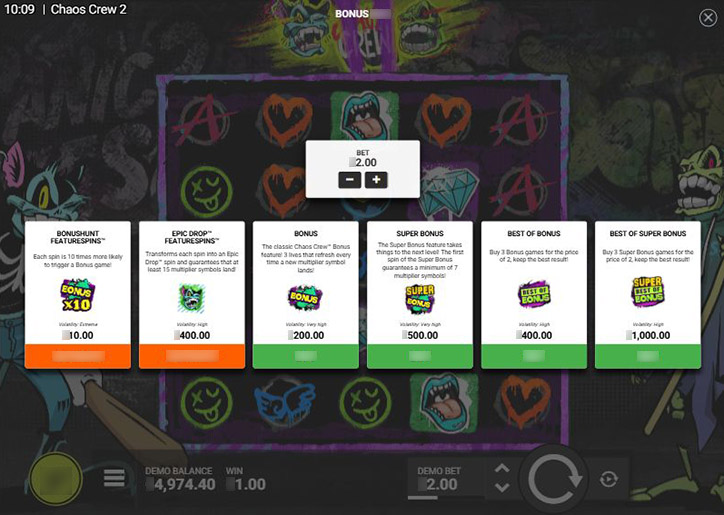 Большой выигрыш в бонусном раунде Chaos Crew 2