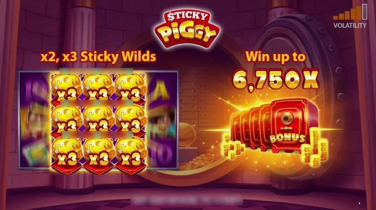 Выбор бонусных параметров в слоте Piggy Riches