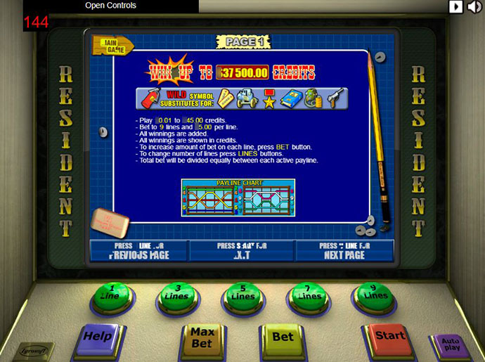 Специальные символы слота Резидент: Wild-огнетушитель и Scatter-сейф