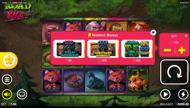 Символы слота Roadkill — звери, браконьеры и дорожные знаки