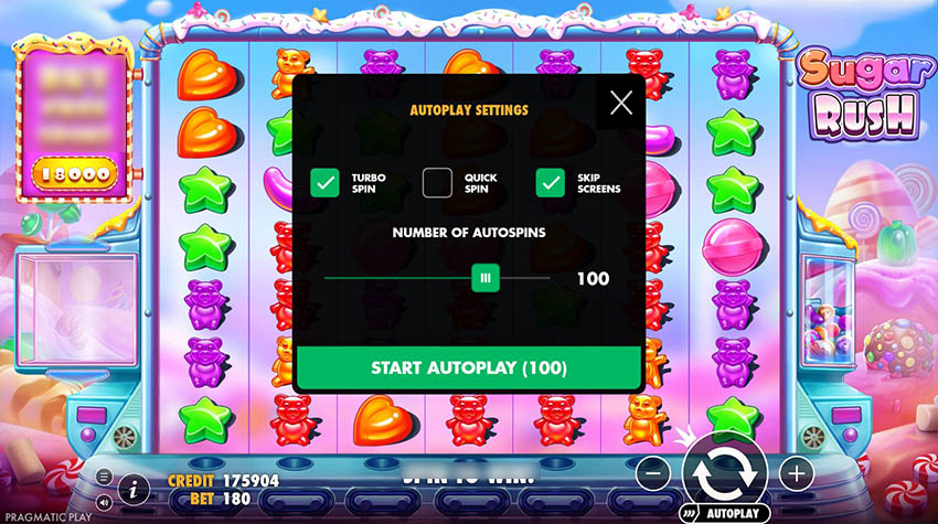 Детали графического оформления Sugar Rush