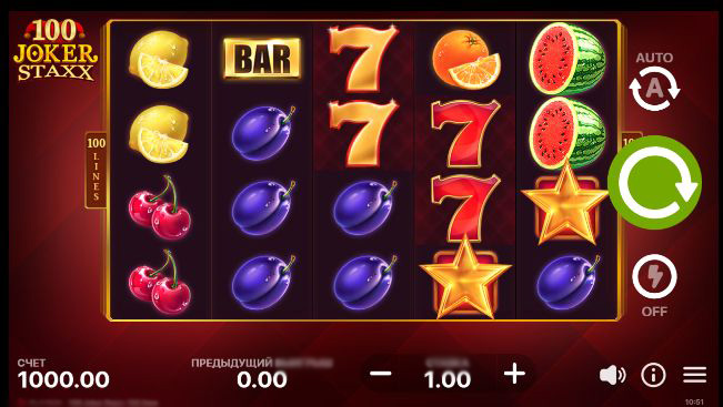 Игровой автомат Lucky Staxx 40 Lines на экране ноутбука и смартфона